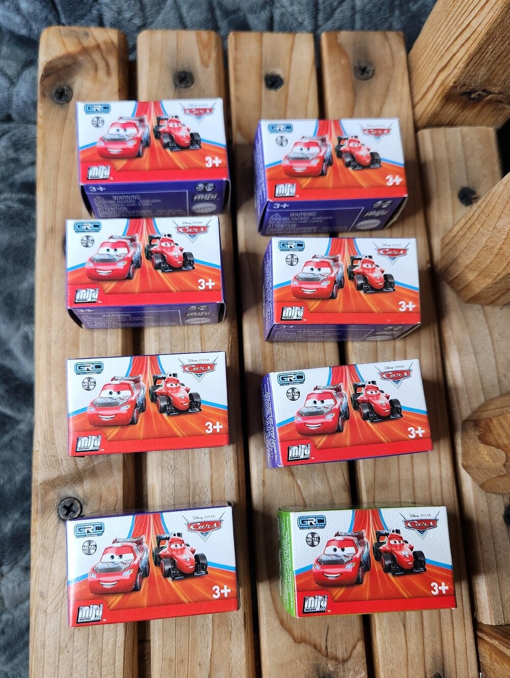 Mattel Disney Pixar Cars Mini Racers Diecast Metal Unopened 2023 Box Lot of 8